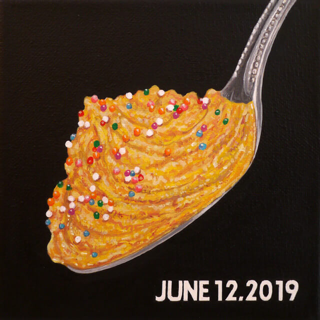 今日のごはん-2019年6月12日(オムレツ)