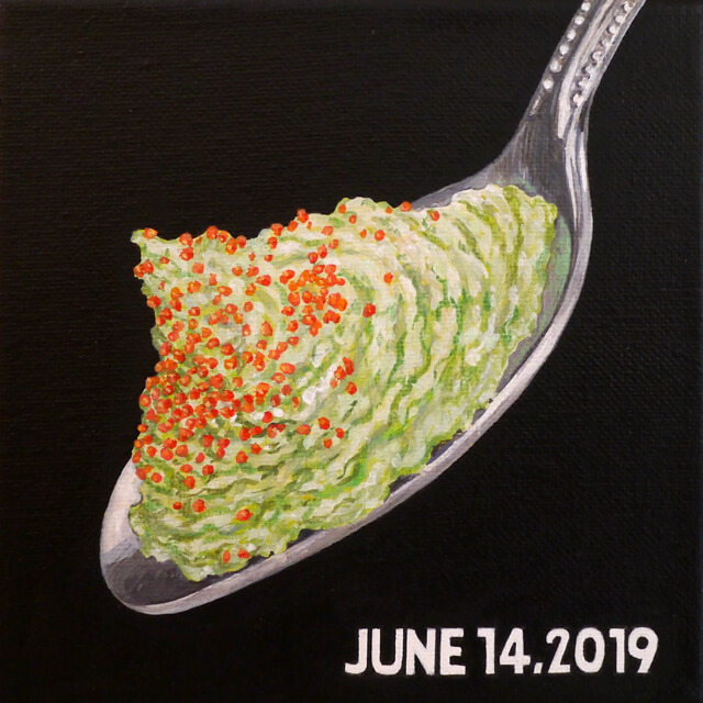 今日のごはん-2019年6月14日(カリフォルニアロール)