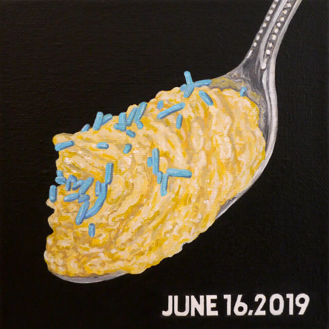 今日のごはん-2019年6月16日(アップルパイ)