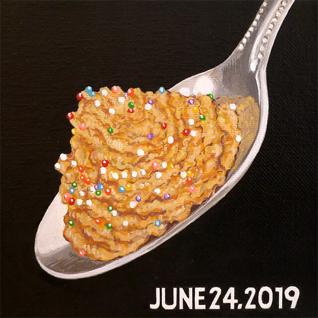 今日のごはん-2019年6月24日(白身フライ)