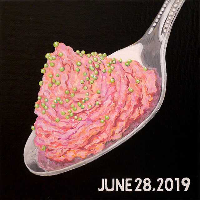 今日のごはん-2019年6月28日(しゃけ)