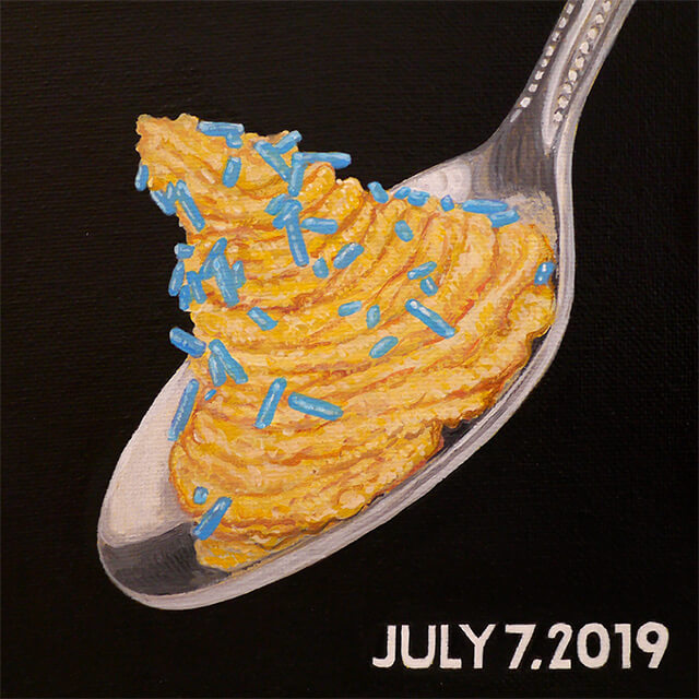 今日のごはん-2019年7月7日(マフィン)