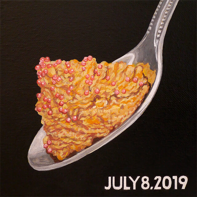 今日のごはん-2019年7月8日(牛丼)