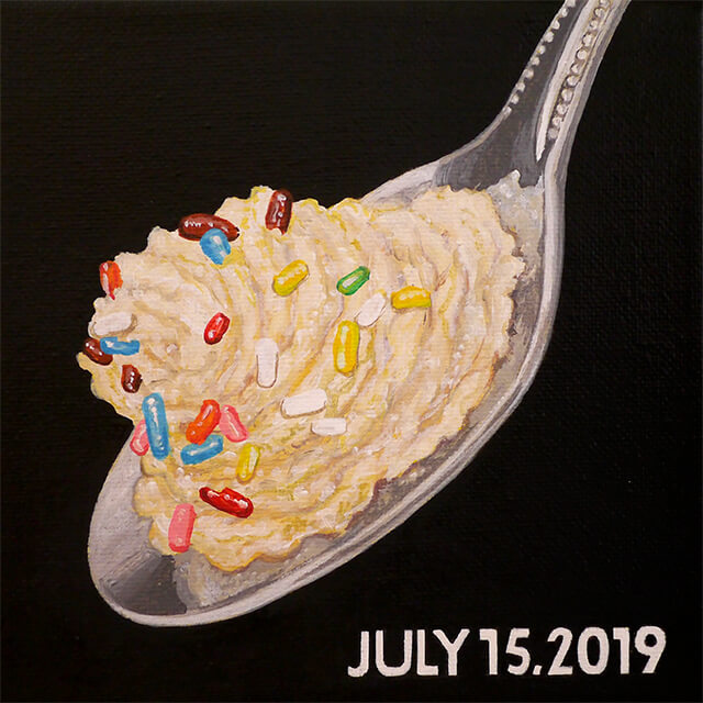 今日のごはん-2019年7月15日(ビーフン)