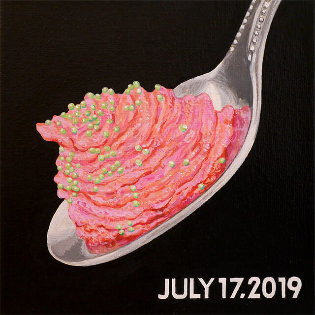 今日のごはん-2019年7月17日(刺身)