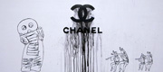 禅問答Painting［ガチャピンとCHANELと踊る四人］